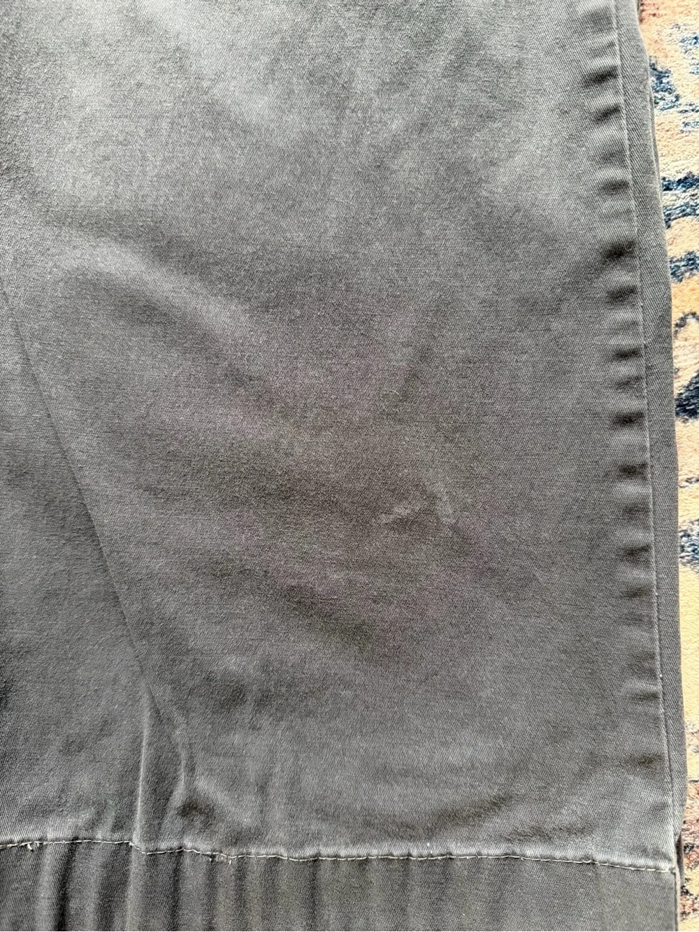 Izod Straight-Leg Pants in Charcoal Gray
